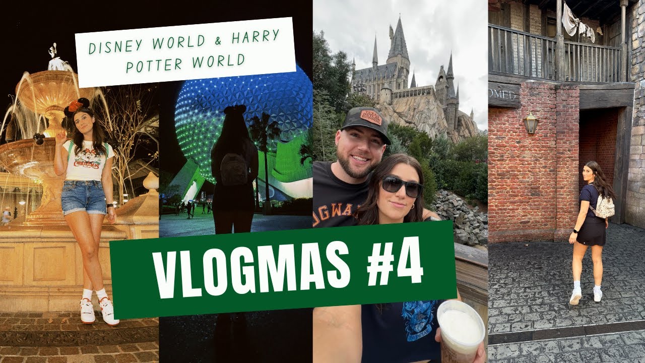 Disney World Christmas Vlog | Harry Potter World | VLOGMAS #4
