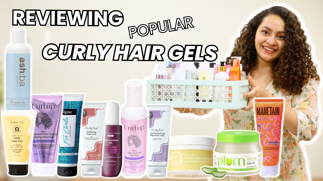 Reviewing POPULAR HAIR GELS for Curly & Wavy Hair (16 gels covered) || Not Sponsored