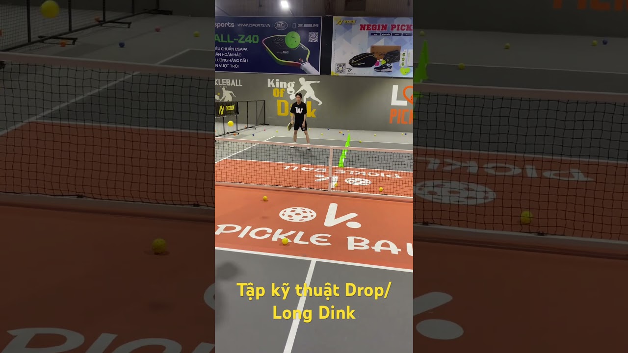 Hướng dẫn tập kỹ thuật drop pickleball dễ hiểu nhất. #họcpickleball #okpickleball