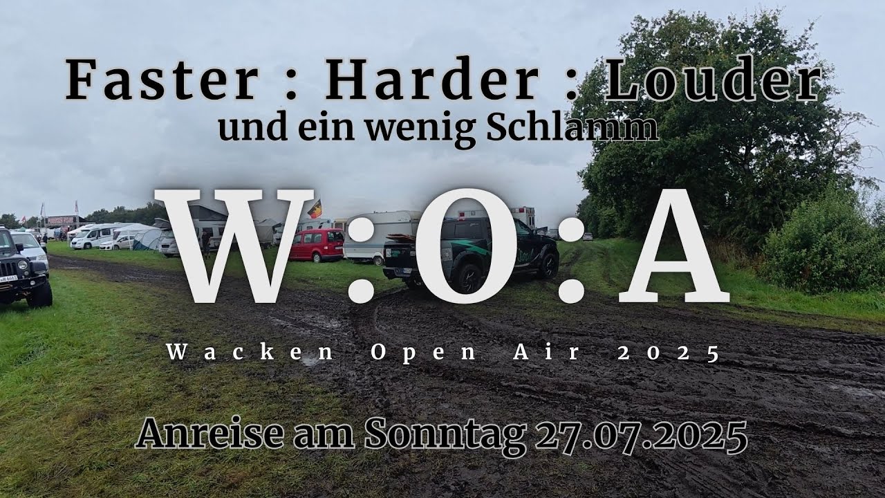 Wacken Open Air - Anreise am Sonntag - Farmersmarkt