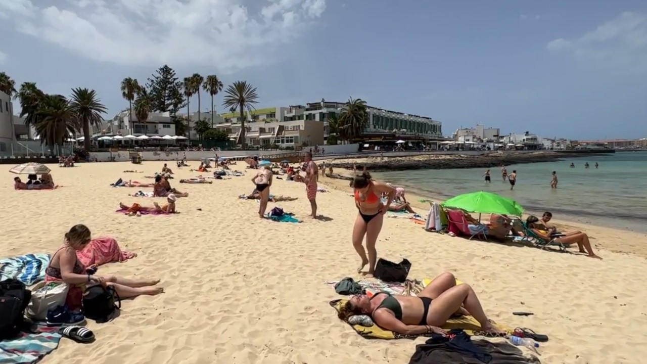 Corralejo summer exploration walk in Fuerteventura, Canary Islands