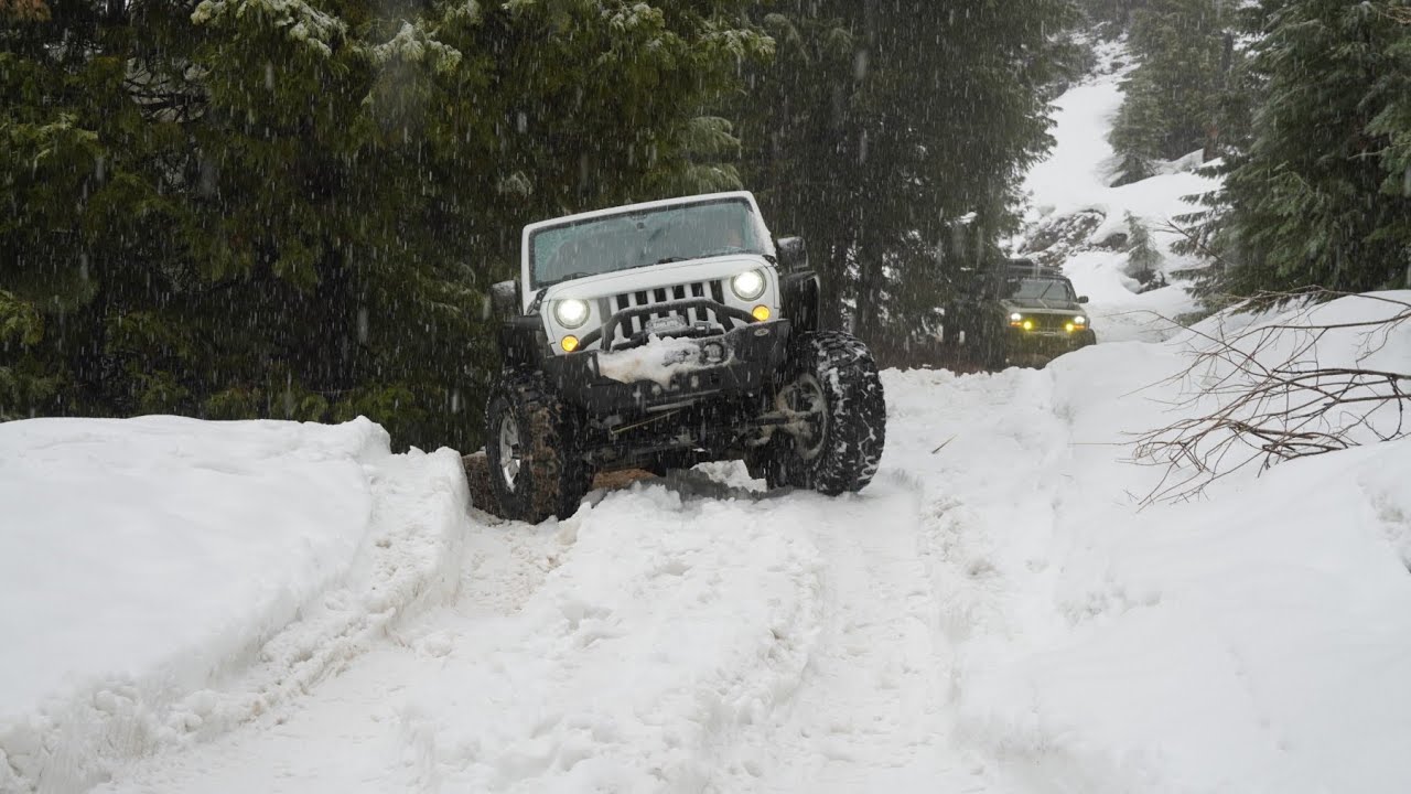 May Snow Storm!  Bowman Lake