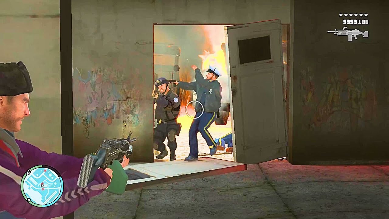 GTA 4 - SHOOT AT GLOBE OIL & FIGHT WITH SWAT & POLICE + SIX STARS WANTED LEVEL