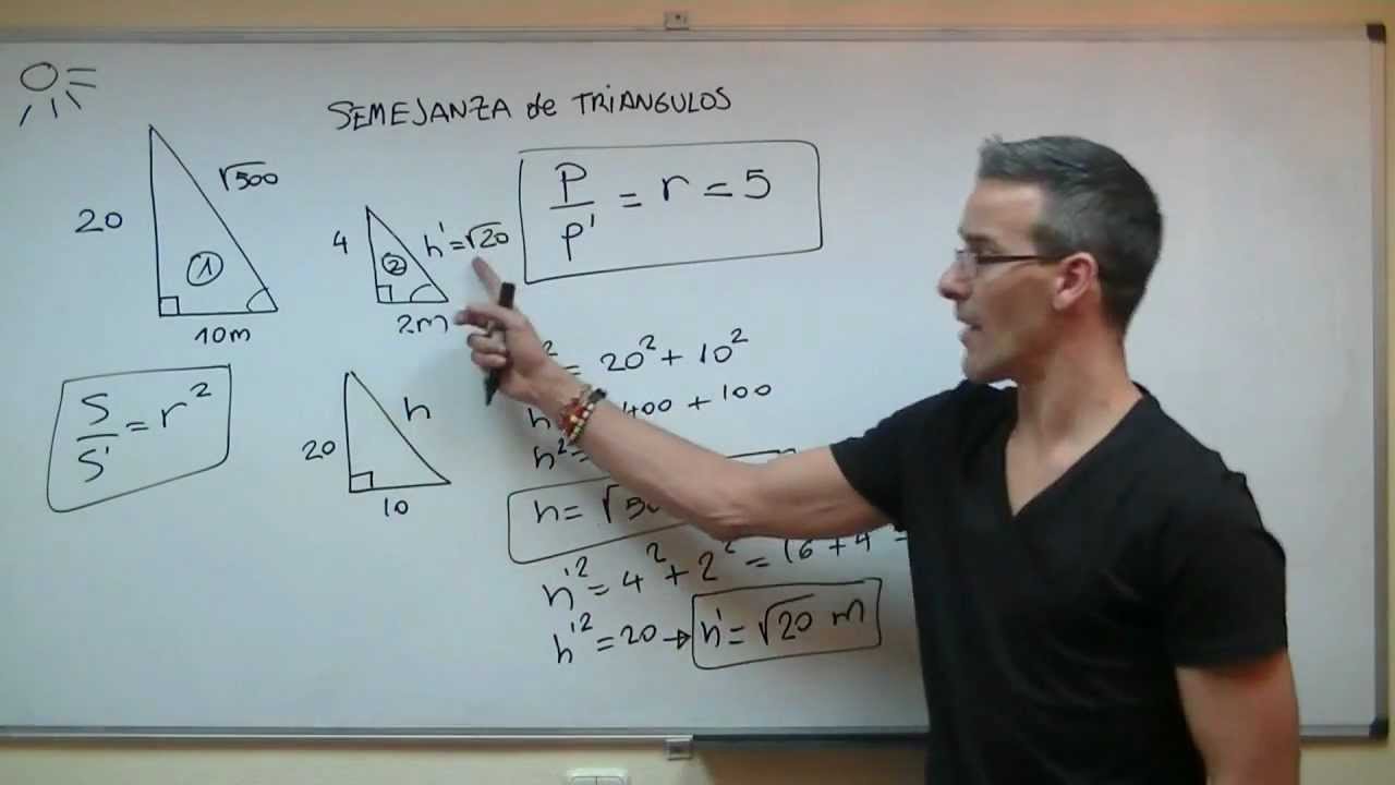 Semejanza de triangulos 02 SECUNDARIA (3ºESO) matematicas razon