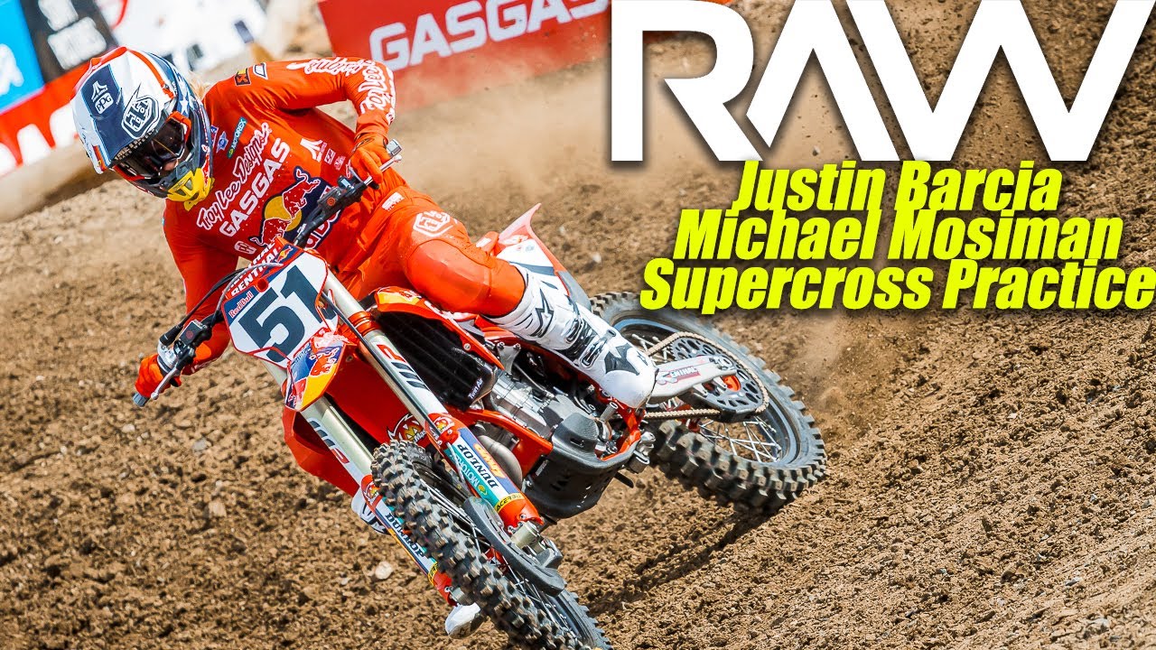 Justin Barcia and Michael Mosiman on their new Gas Gas Factory Bikes! - Motocross Action Magazine