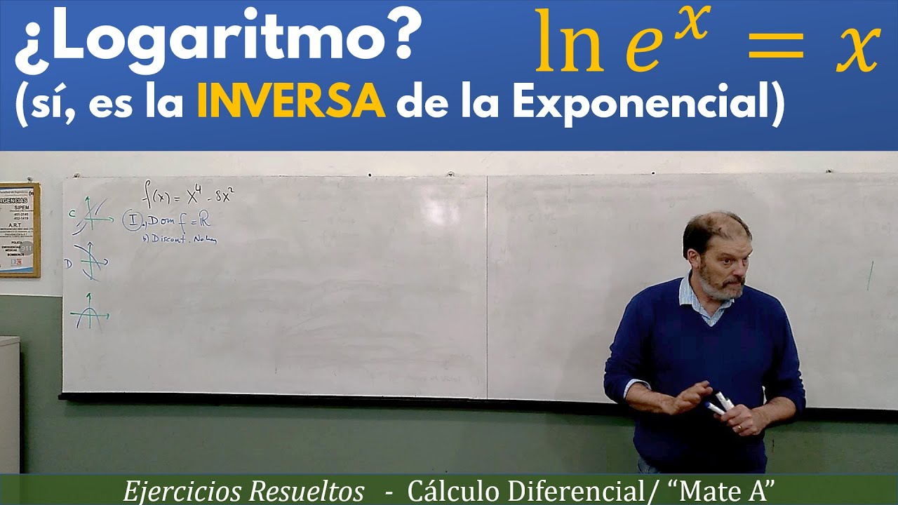 Logaritmo, la inversa de la Exponencial