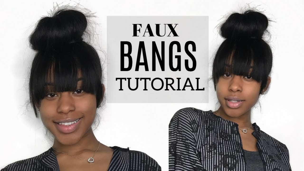 Faux BANGS & BUN Tutorial ! | Isis Aryon ft. Beauty Forever Hair