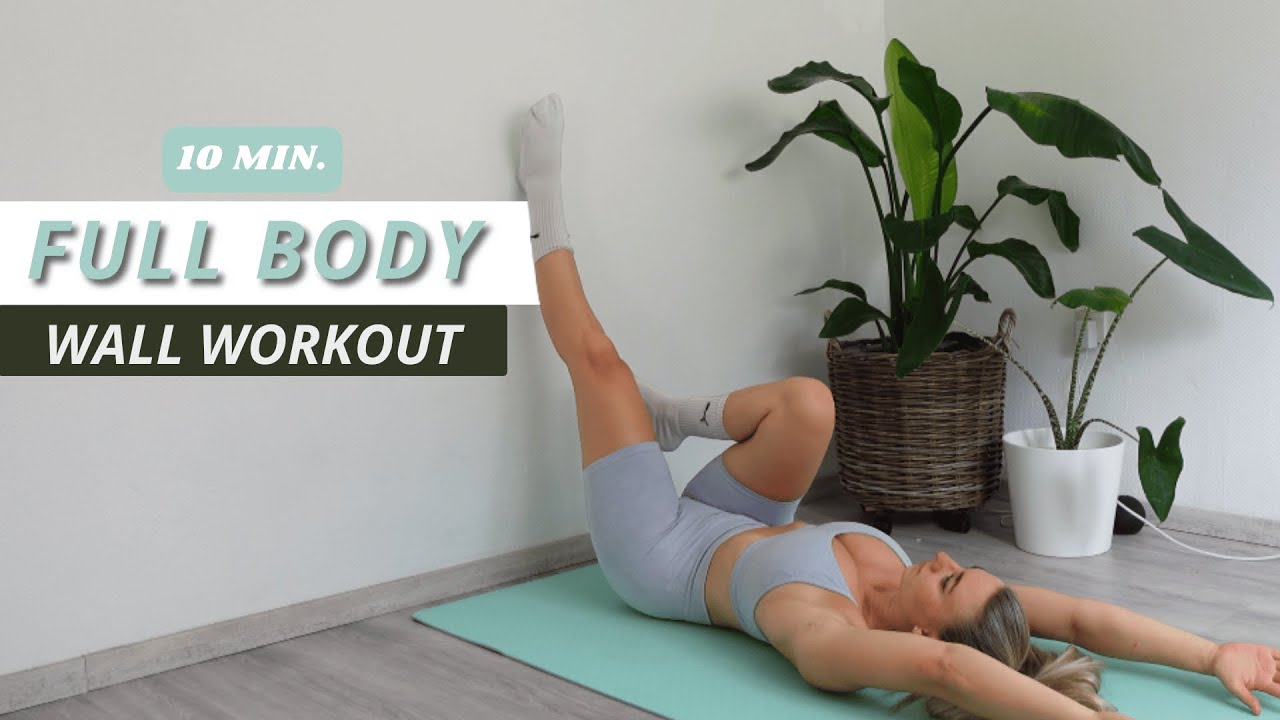 10 MIN FULL BODY | Wall Workout | Karolina Jelgin