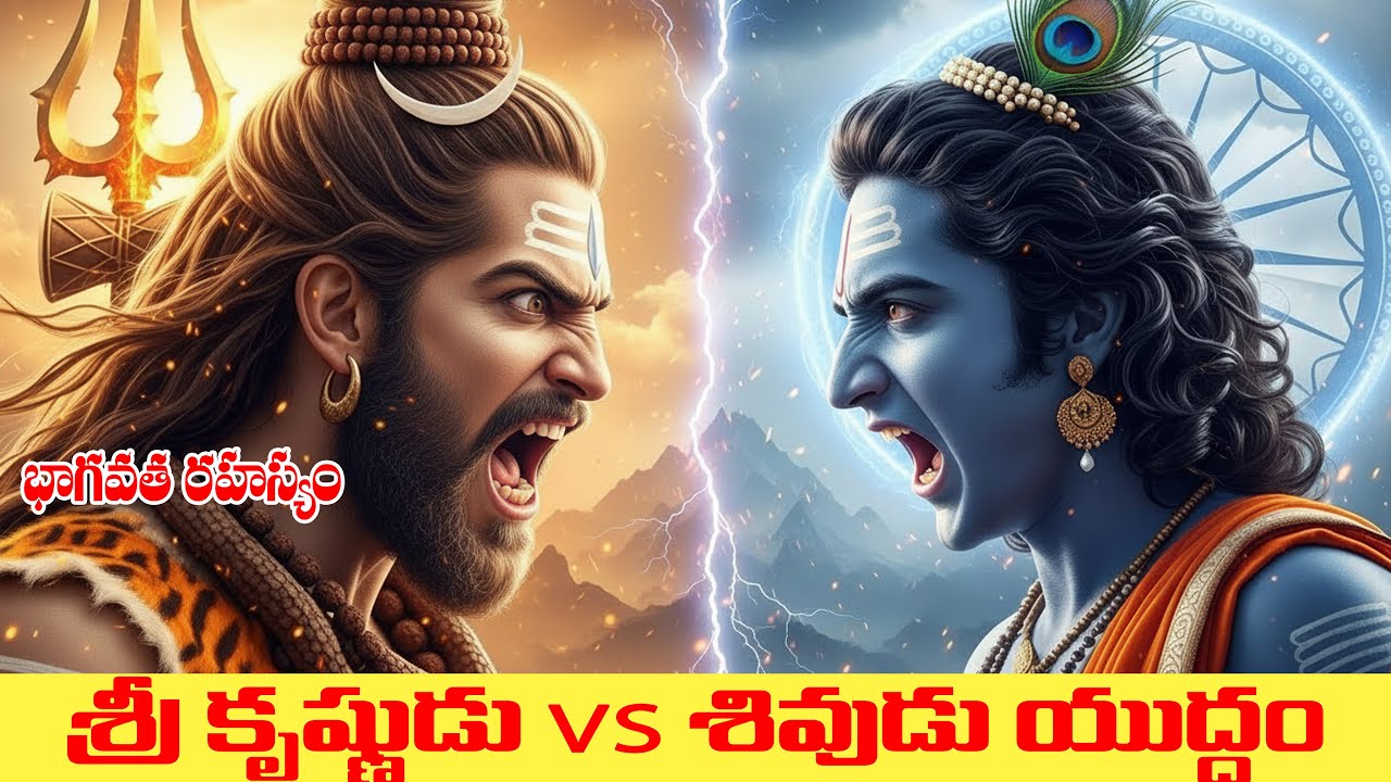 శివుడు vs కృష్ణుడు ⚔️శ్రీమత్ భాగవతం లో నిజంగా జరిగిన భయంకర యుద్ధం | Vak Shakthi