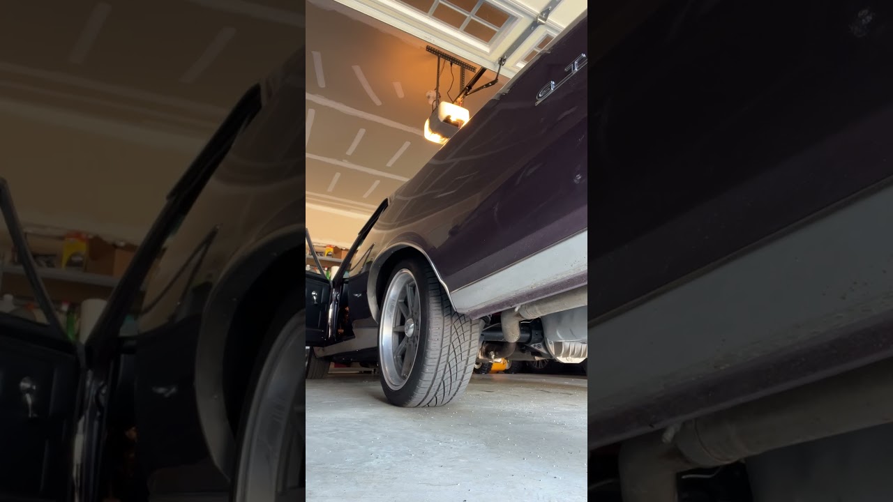 1967 GTO exhaust sound using mufflers vs. cutouts #shorts #vintage #musclecar