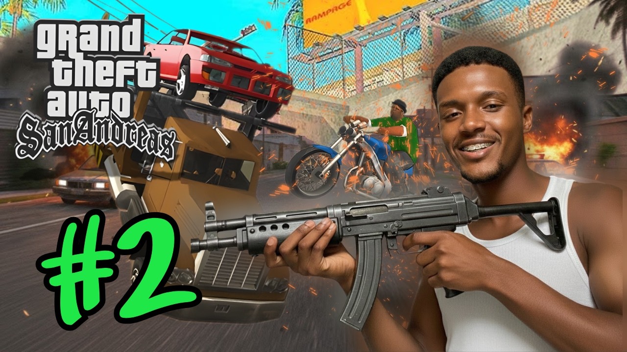 TIROTEIO E FUGA! GTA San Andreas Cap 02