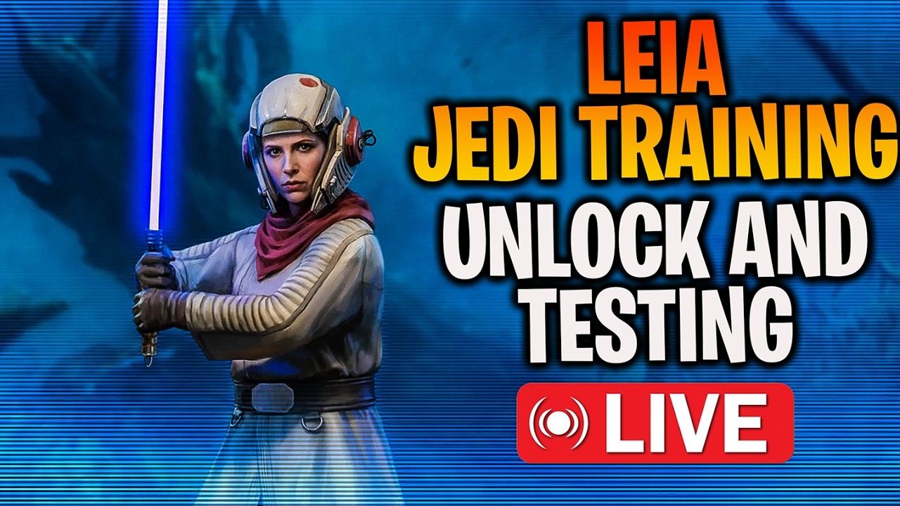 Leia (Jedi Training) Unlock + Testing LIVE