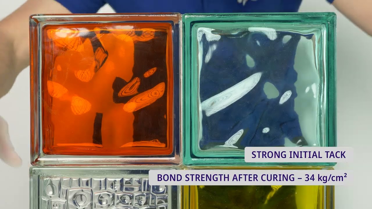 How to glue building materials?  POINT 120 CLEAR POWER- crystal clear strong adhesive.