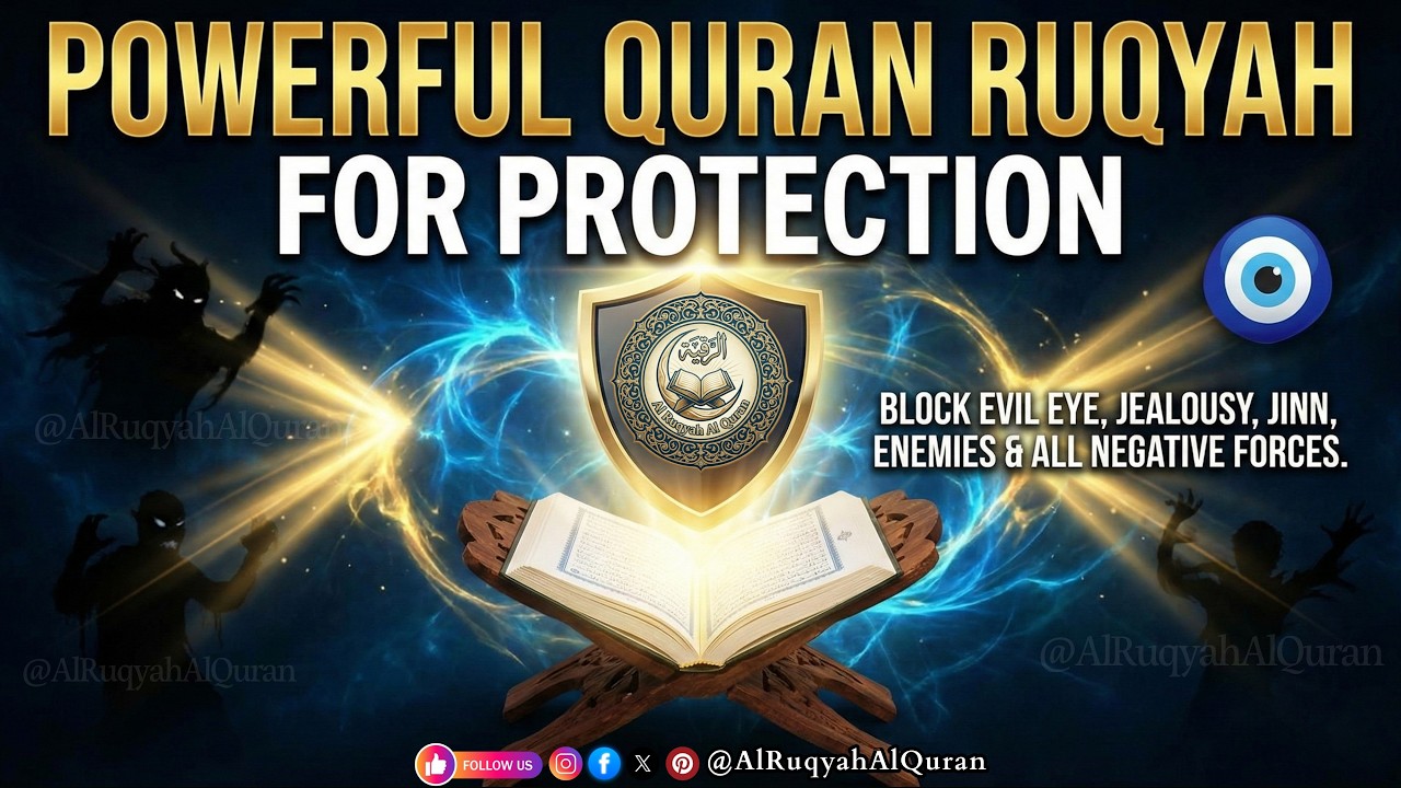 Powerful Quran Ruqyah for Protection from Evil Eye, Jealousy, Jinn, Enemies & All Negative Forces