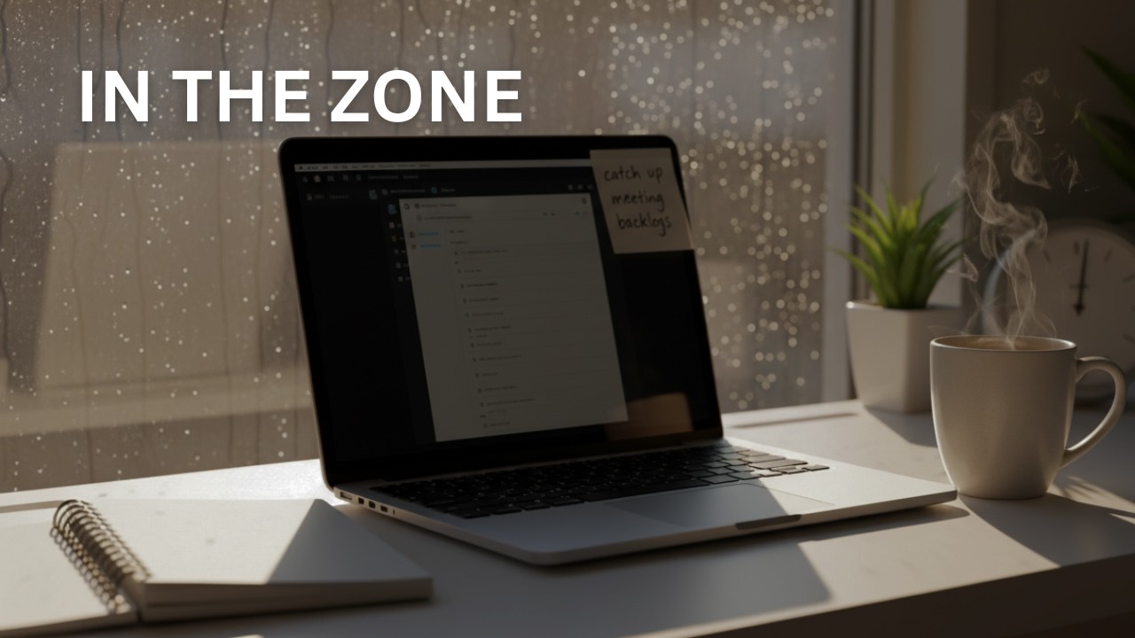 Rainy Afternoon Focus (1 Hour) | Gentle Background Music for Concentration