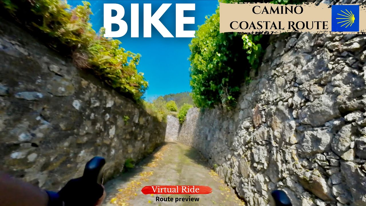 Camino de Santiago: Coastal Route Preview | Virtual Ride and Indoor Workout | Porto to Santiago