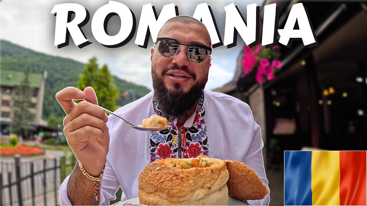 $6 Traditional Soup Inside Bread In Sinaia, Romania 🇷🇴