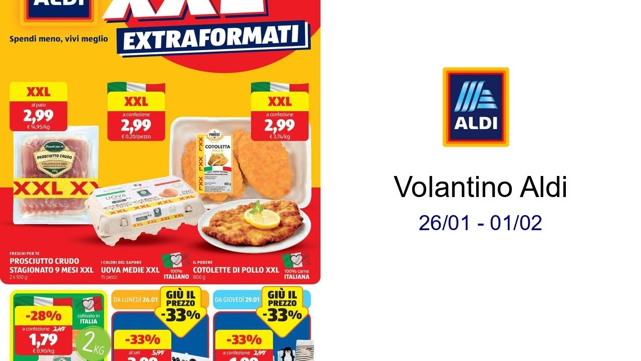 Volantino Aldi  26/01 - 01/02