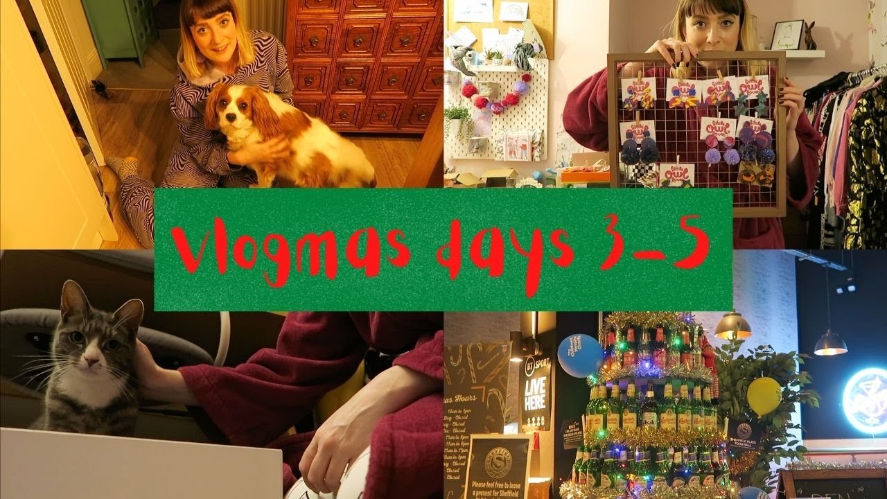 VLOGMAS 2021 DAYS 3-5: Street food, Christmas decorations and craft markets ✨