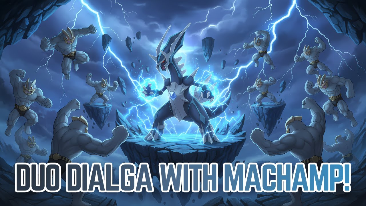 Hundo Get! DUO! Dialga PUNCHED by Machamp Troops!