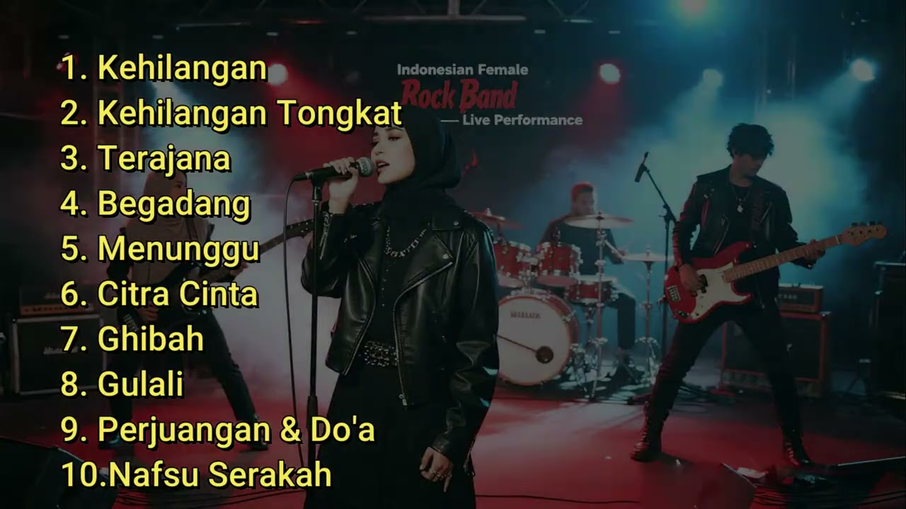 10 Lagu Dangdut RHOMA IRAMA Versi Rock Metal LIVE 🎸 Rockdut Terpopuler