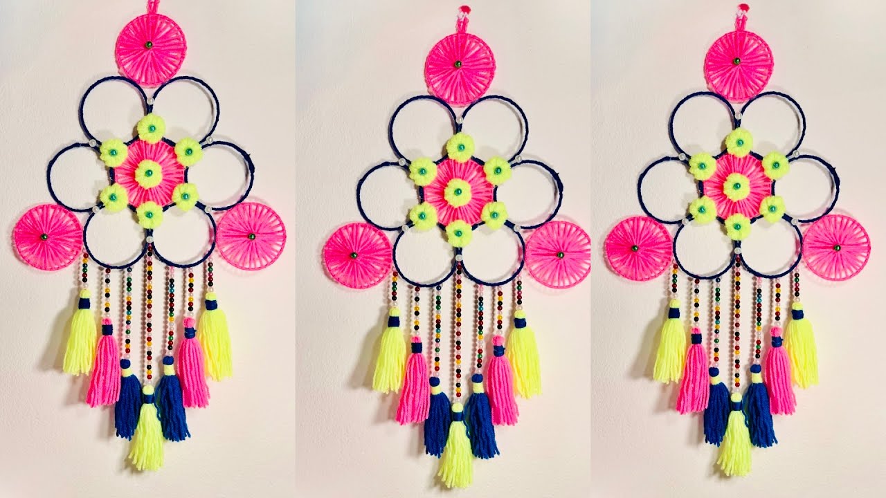 DIY Wall Hanging That Looks EXPENSIVE! ✨ Easy Yarn Art Using Waste Materials |  Tutorial 😍