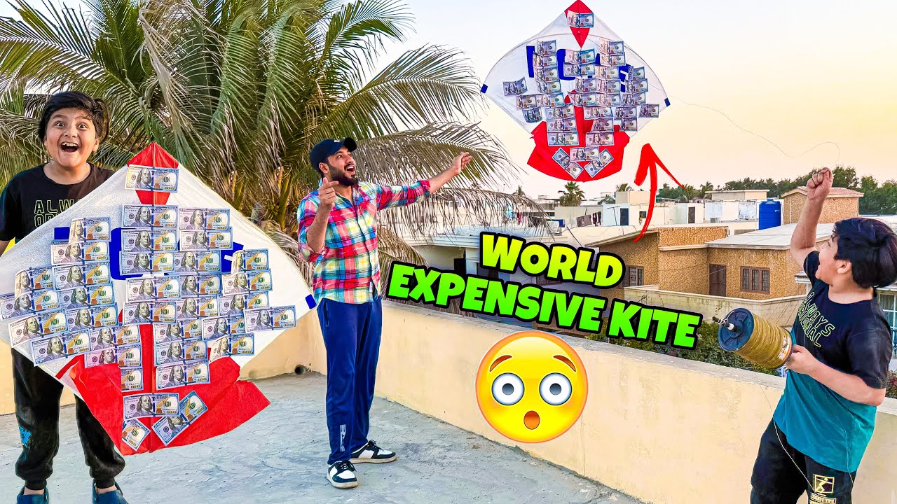 We made 1000$ kite 😱 || we Fly world experience kite 😱 ||