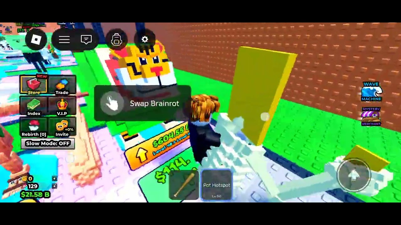 We are playing escape tsumani for brainrots !!! 