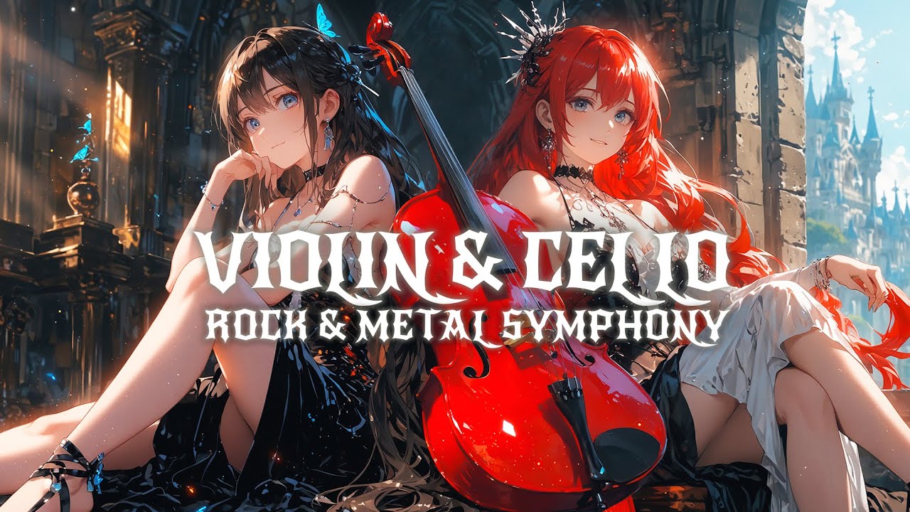 🔥 2 Hours VIOLIN x CELLO METAL ROCK 🎻 Symphony Energy Music for Gaming, Focus & Beast Mode Workouts