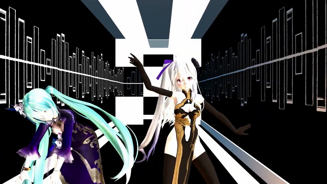 【MMD】LADY CRAZY【初音ミク/弱音ハク】