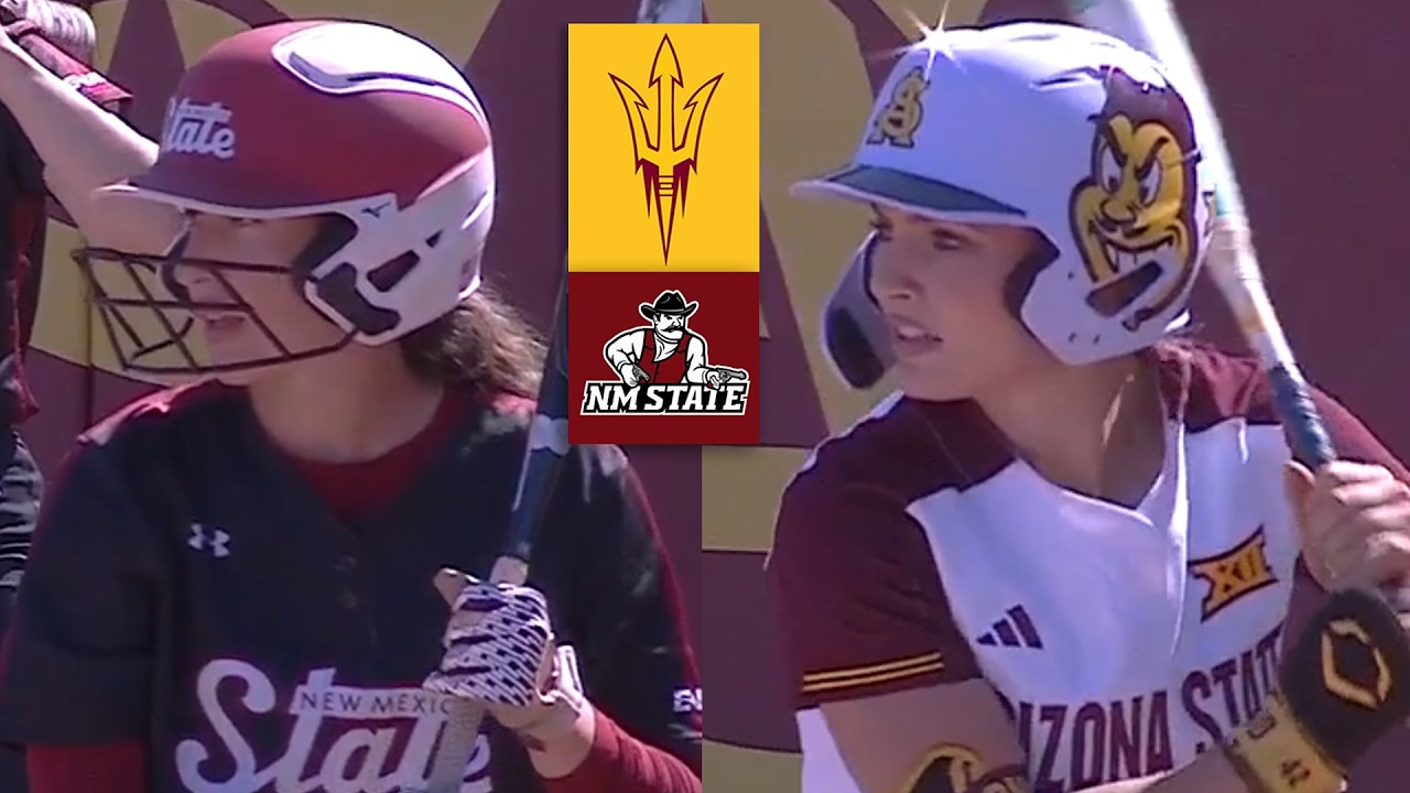 New Mexico State vs #21 Arizona State Women's College Softball Highlights Full Game 2026