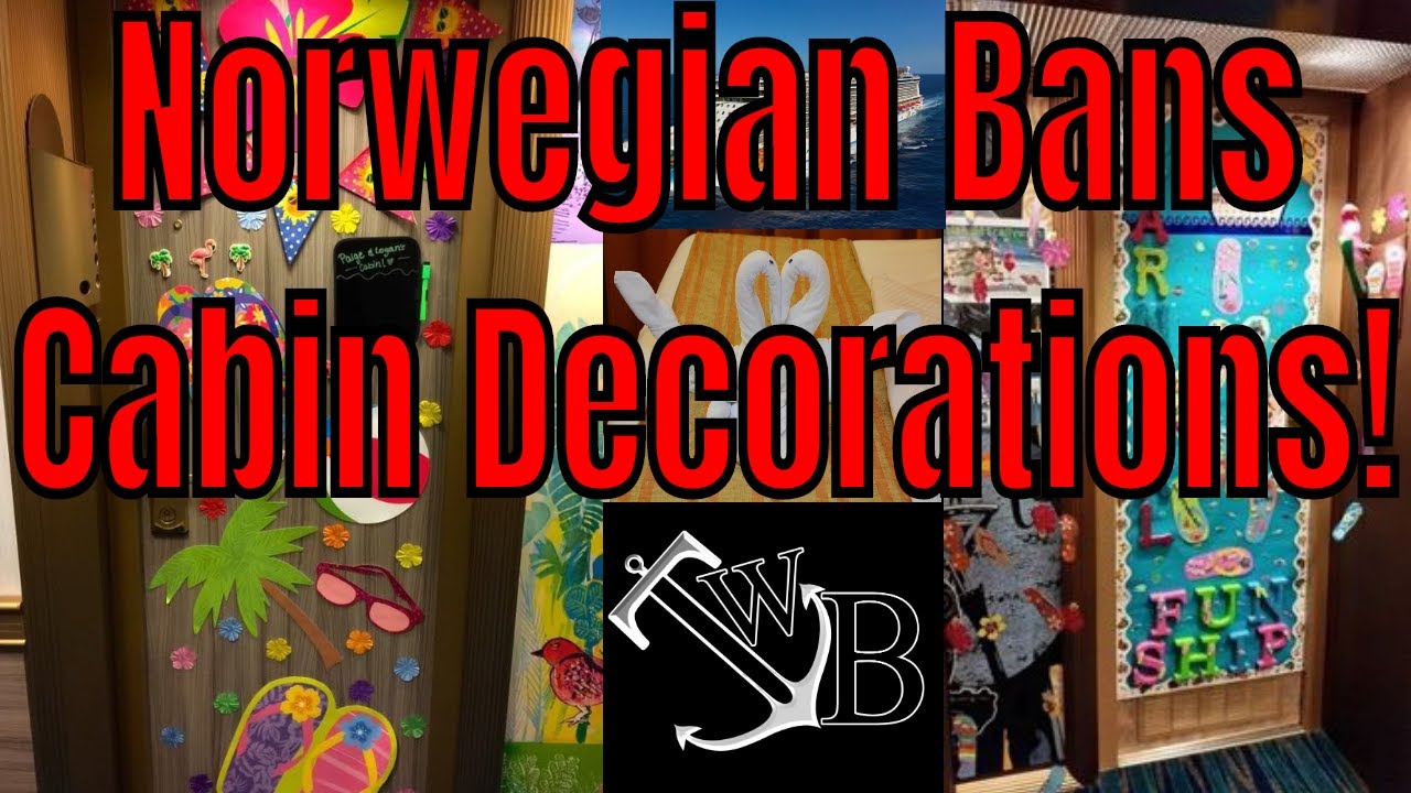 Norwegian Bans Cabin Door Decorations Crafters Go Crazy!