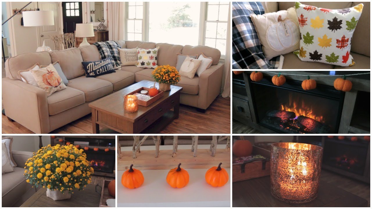 Fall Decor - My Fall Living Room Tour