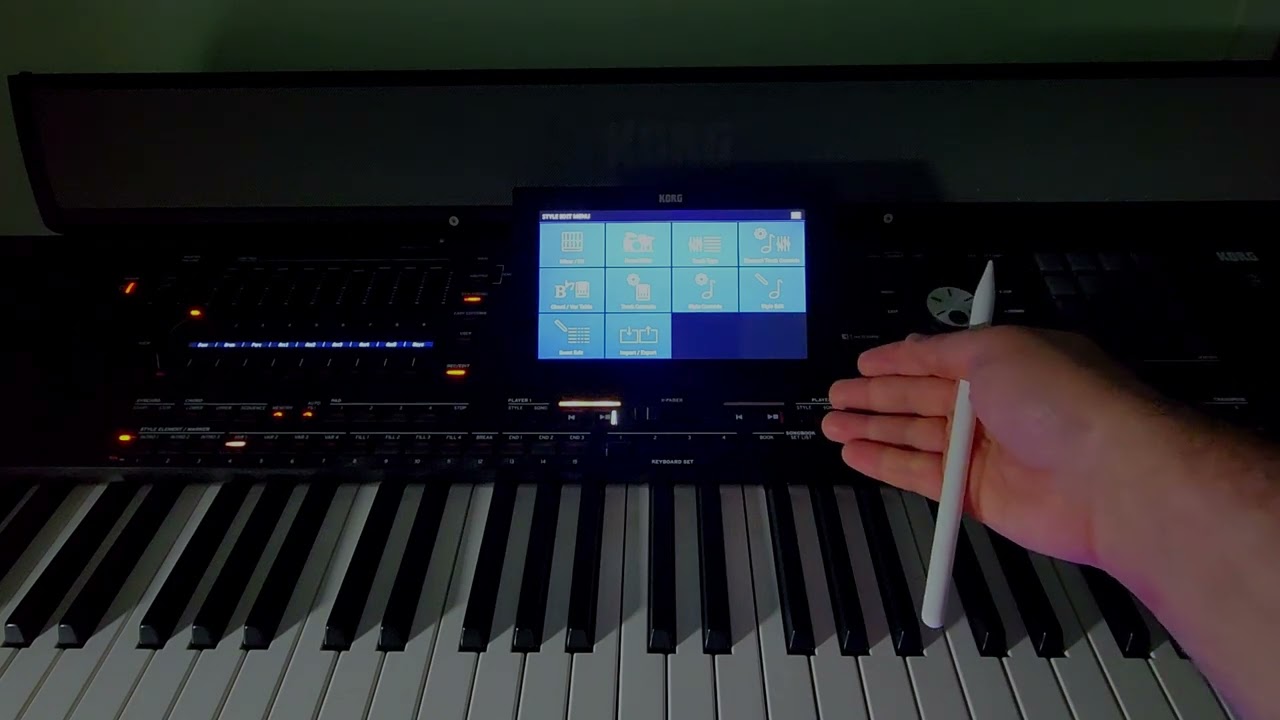 Korg Pa 5x   Style Edtior   All Menu Items   Introduction   Video 2