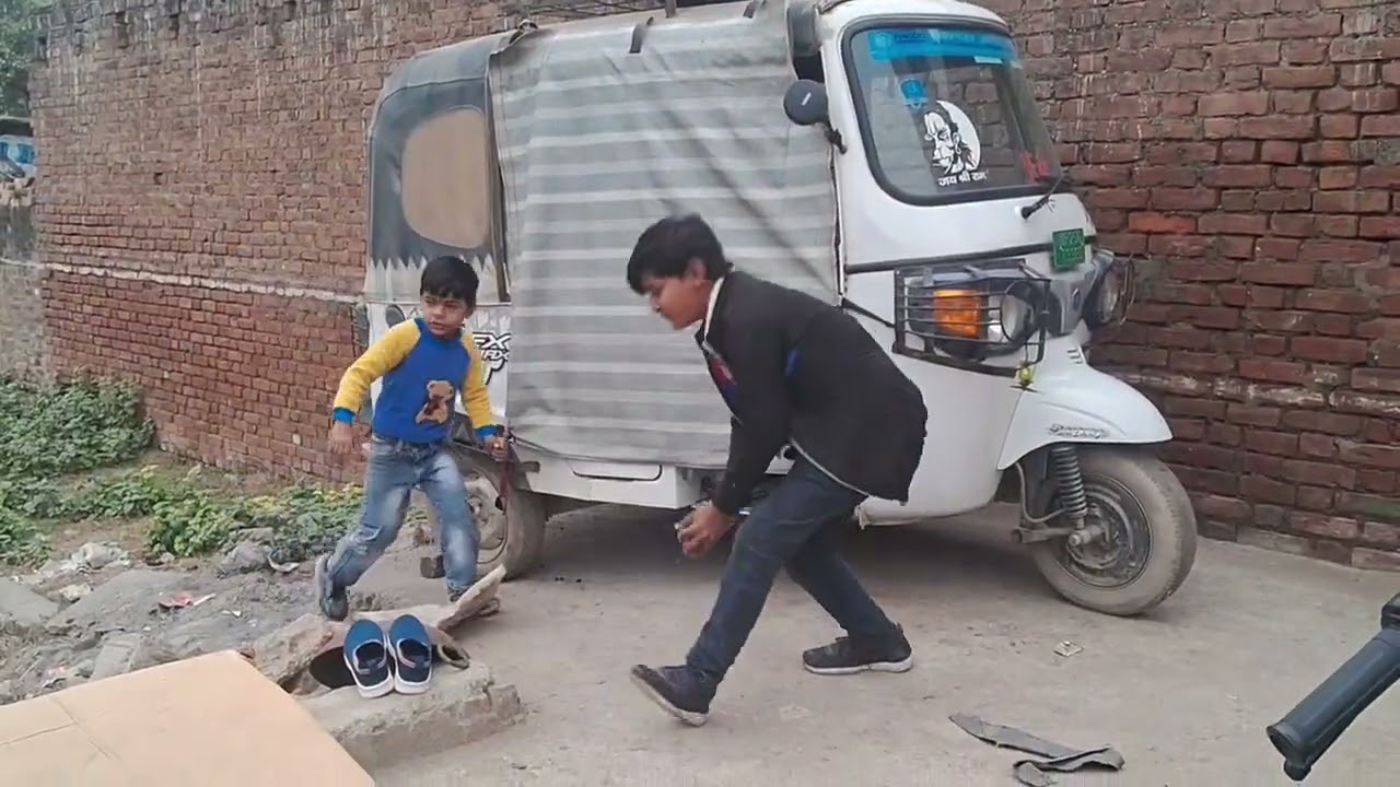 Maine Khela apne bhai ke sath cricket