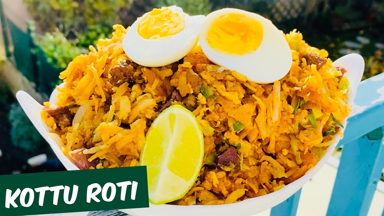 KOTTU ROTI À L’AGNEAU - KOTTU PAROTTA
