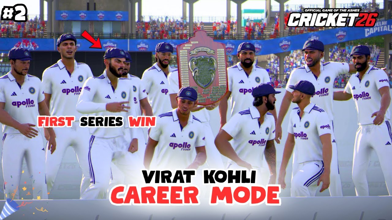 😱 Career Mode EP-2: Virat Kohli Wins the Series for India! 🔥 | Back-to-Back Century | Cricket 26