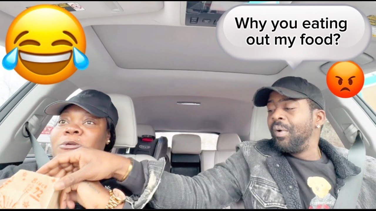 EATING MY HUSBANDS FOOD AFTER FINISHING MINE TO GET HIS REACTION **epic**