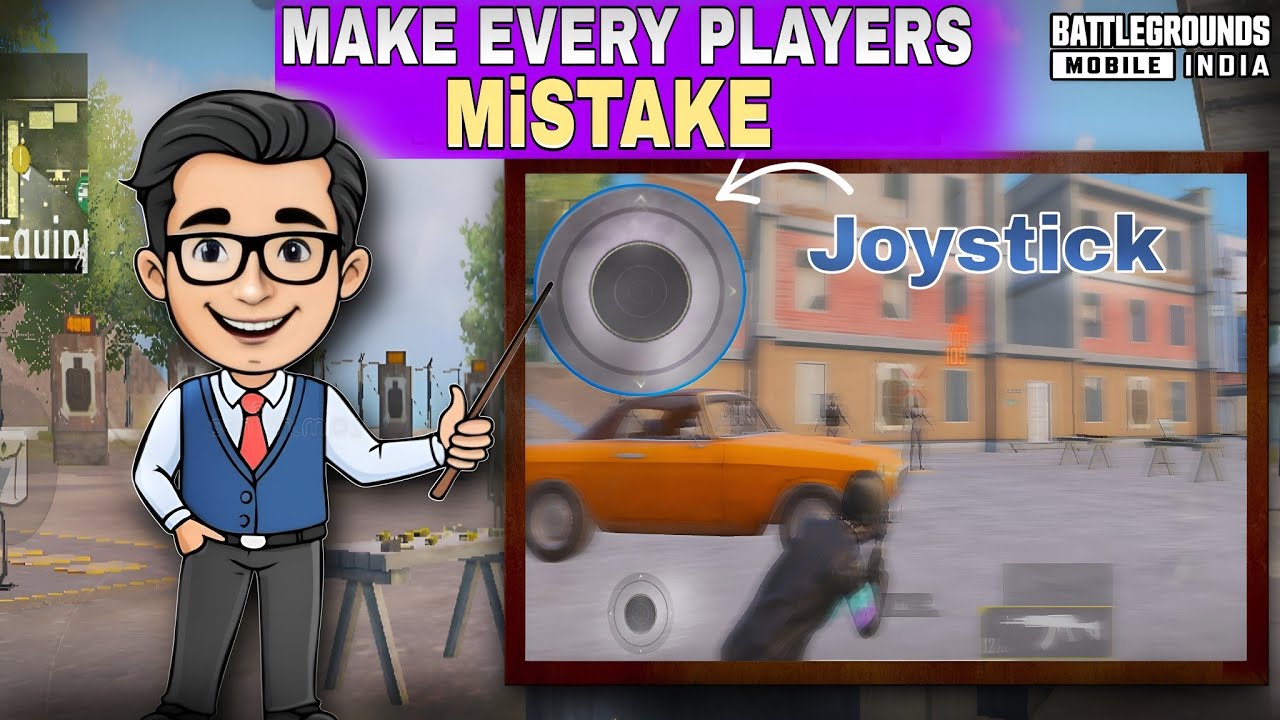How to fix JOYSTICK PROBLEM in bgmi | JOYSTICK STUCK problem| JOYSTICK PERFECT SIZE .