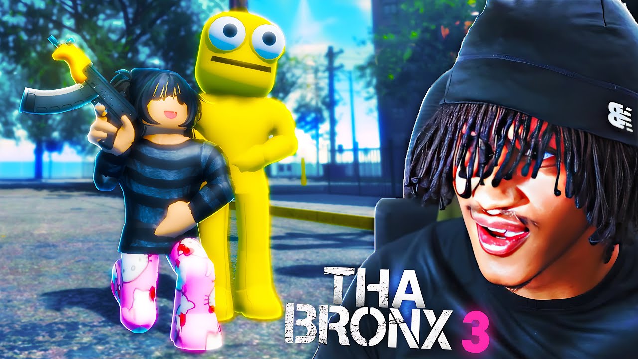 My GIRLFRIEND Played Roblox Tha Bronx 3...