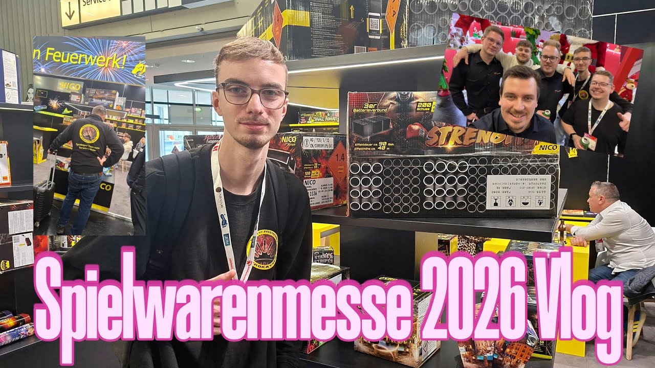 Spielwarenmesse Vlog 2026 - inkl. Feuerwerk Neuheiten 2026 [4K]