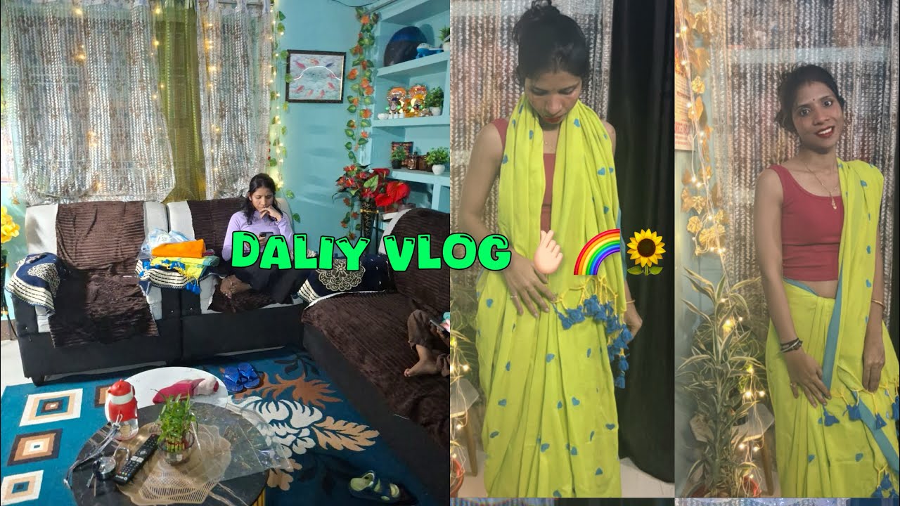 Flipkart ￼की shooping||आज साड़ी का लुक||moments with Mayuri ||online shopping 