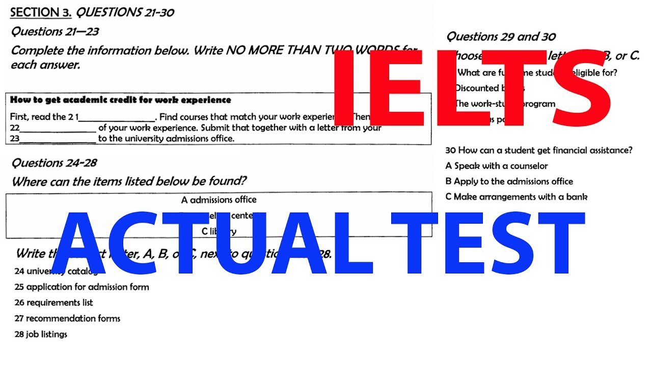 IELTS LISTENING PRACTICE TEST 2017 WITH ANSWERS | IELTS ACTUAL TEST 50