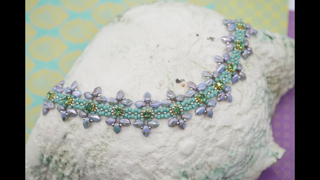 Crystal Gekko Beaded Bracelet - DIY Jewelry Making Tutorial