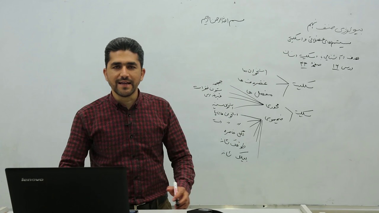 صنف نهم-مضمون بیولوژی- درس شانزدهم-سیستم های اسکلیتی و عضلاتی