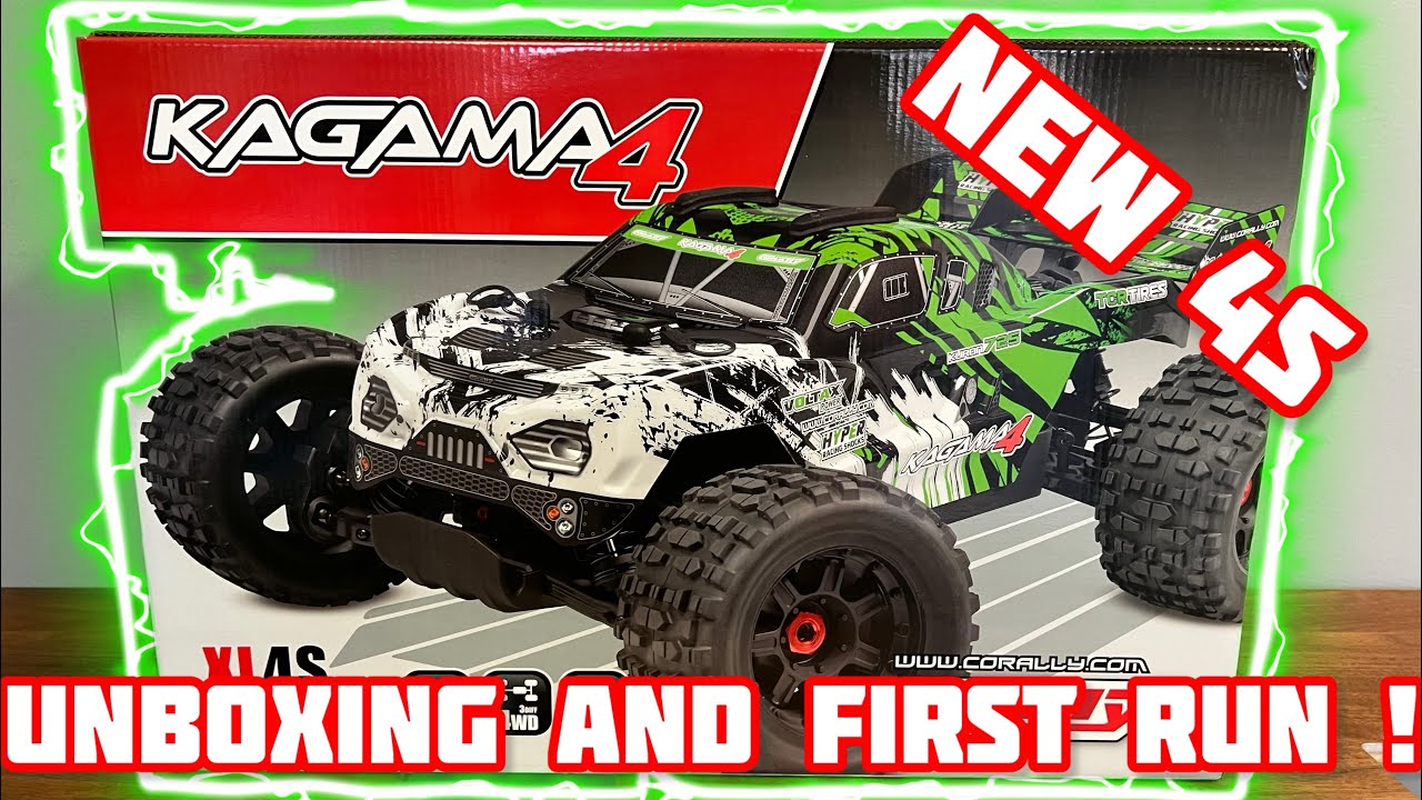 Team Corally Kagama4 unboxing and first run kagama 4s