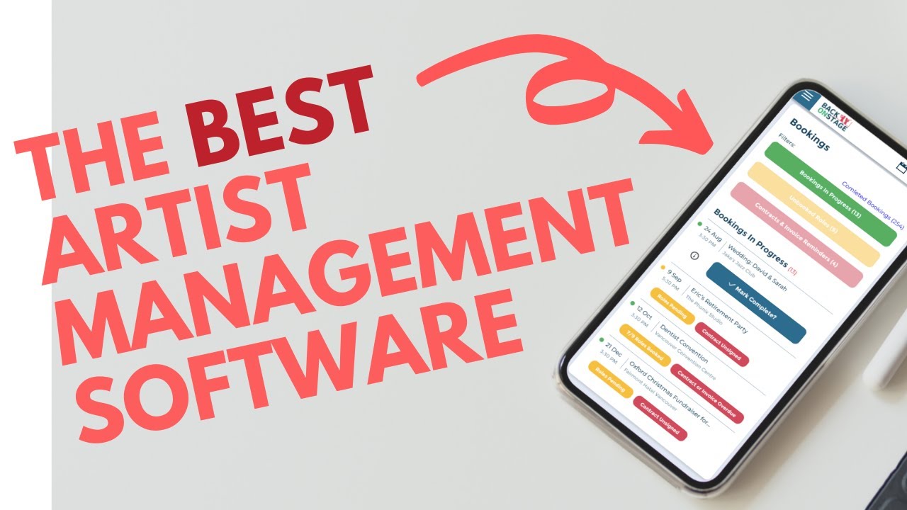 Back On Stage App - Artist Management Software for Modern Bandleaders