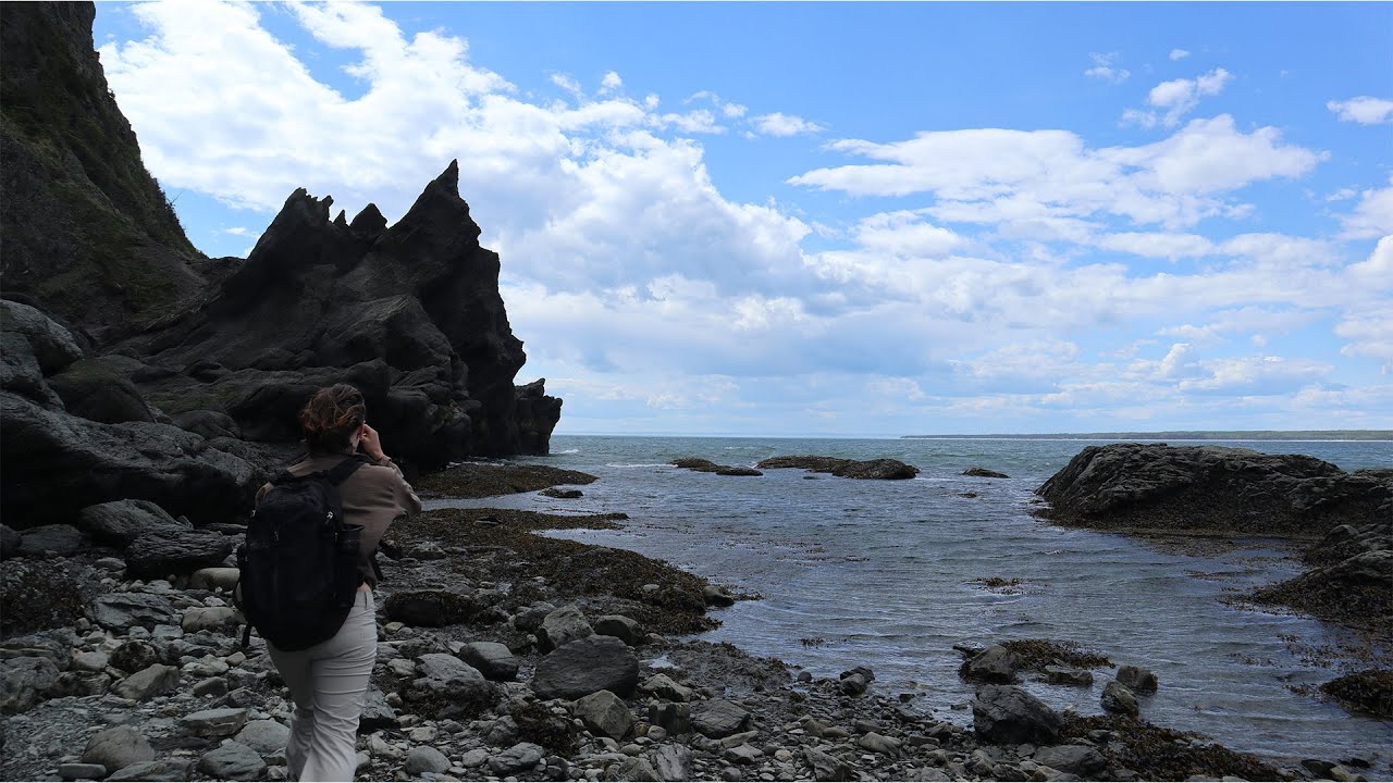 Hiking 9 km on the Grand Tour / Cap-&agrave;-l'Orignal in Bic National Park, Quebec
