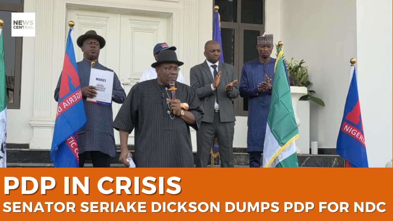 Senator Seriake Dickson Defects to NDC, Declares PDP is in ICU