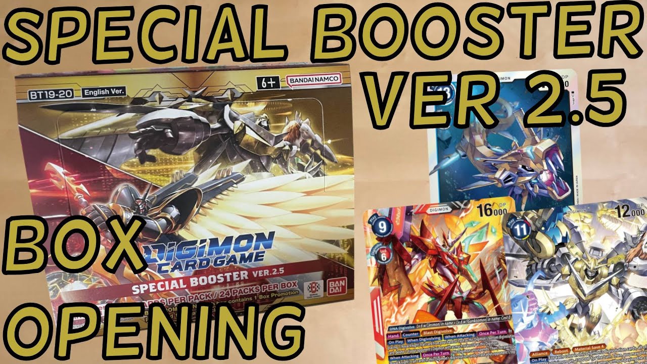 Let’s Open Special Booster 2.5 - Digimon TCG | GlowplasmaTCG